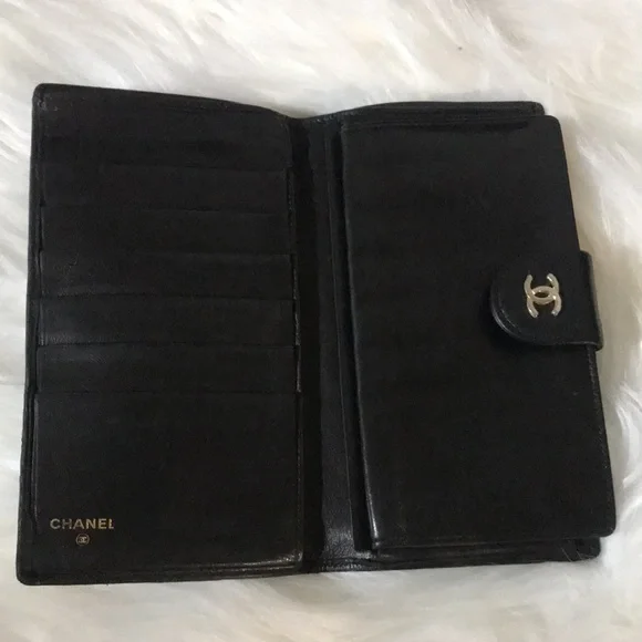 Wild stitch Chanel kids wallet lamb skin - Picture 4 of 14